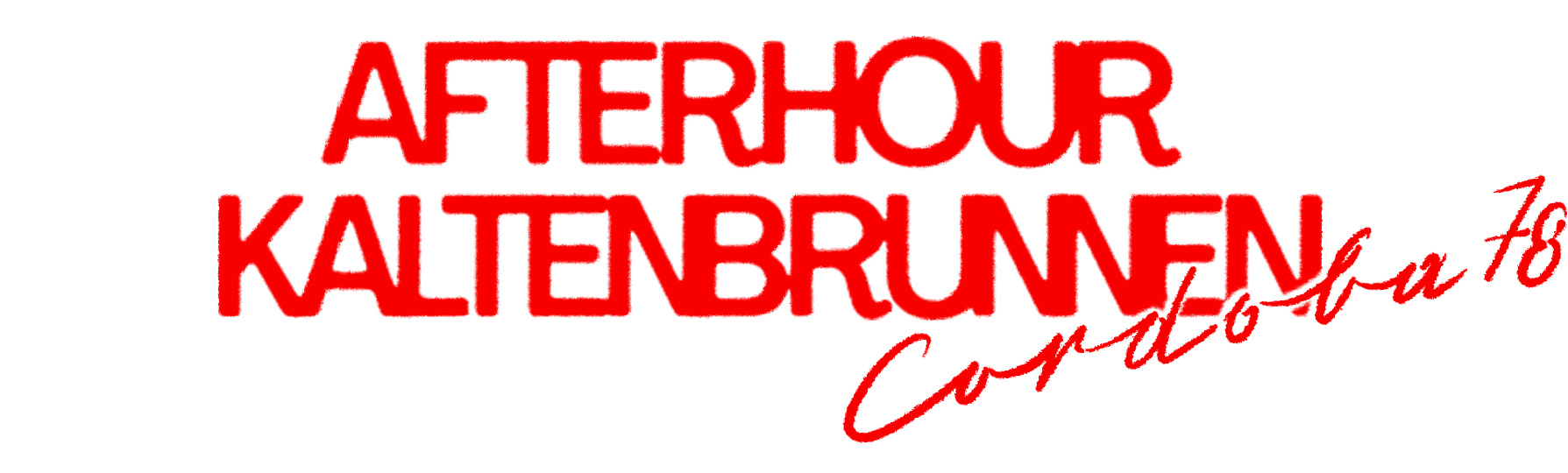 Cordoba78 – Schriftzug